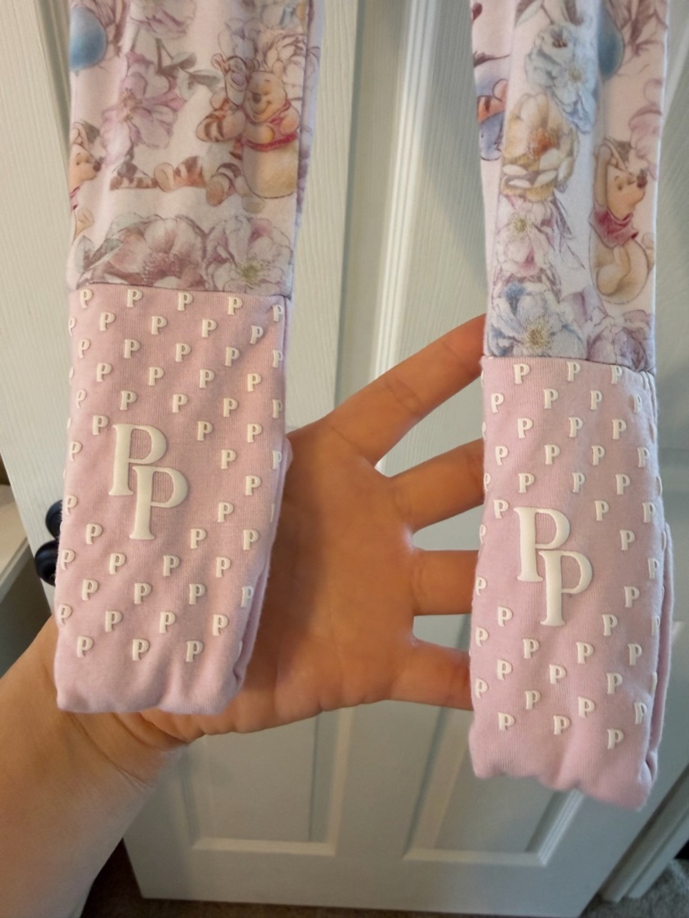 Posh Peanut Pink Winnie the Pooh Floral convertible one piece - Picture 10 of 17
